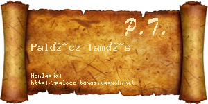 Palócz Tamás névjegykártya